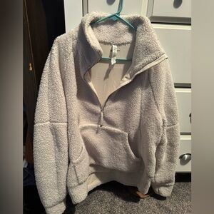 Lululemon Athletica Cream Sherpa Jacket